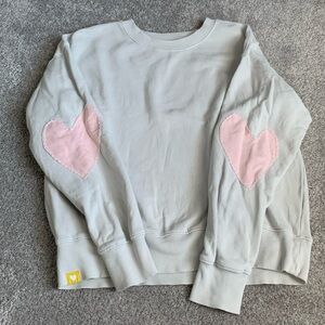 Kerri Rosenthal Heart Patchwork Sweatshirt